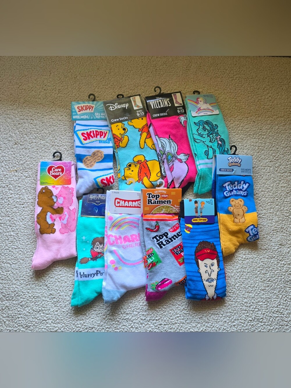 Mix Brand Socks Youth Or Adult Multicolored